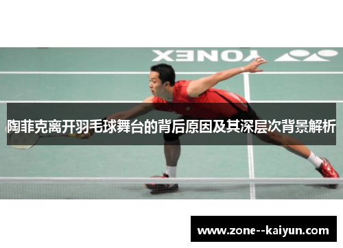 陶菲克离开羽毛球舞台的背后原因及其深层次背景解析